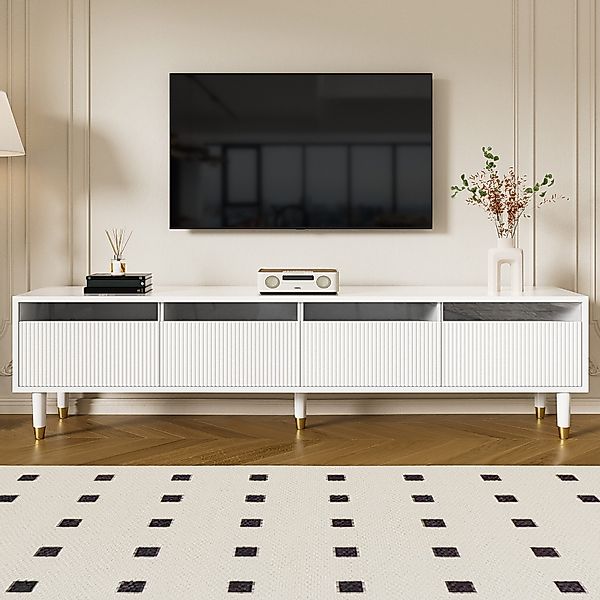 Ulife Lowboard TV-Schrank, Wohnzimmermöbel, TV-Board, große günstig online kaufen