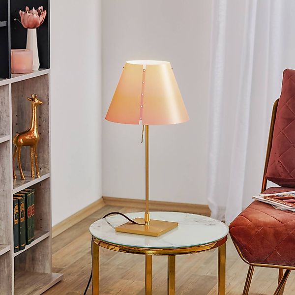 Luceplan Costanzina Tischlampe messing rosa günstig online kaufen