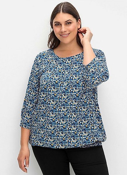 Sheego Klassische Bluse Tunika 3/4-Arm günstig online kaufen