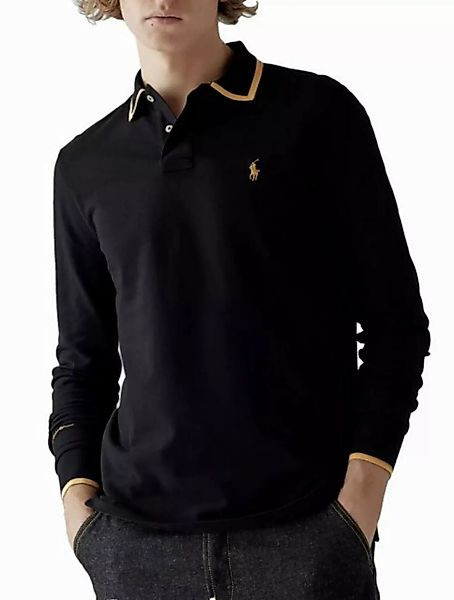 Polo Ralph Lauren Langarm-Poloshirt Polo Shirt Slim Fit Polohemd Lunar New günstig online kaufen