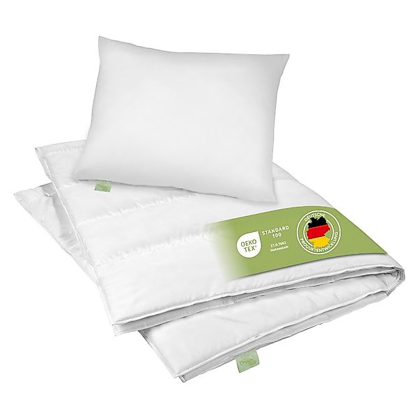 Dreamstar Microfaserbettdecke + Kopfkissen Eco, Bettdecke günstig online kaufen