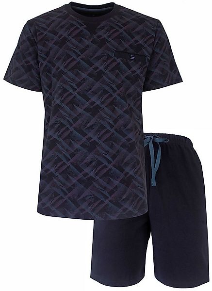 M.E.Q. Shorty Herren Pyjama kurz (2 tlg) Baumwolle günstig online kaufen