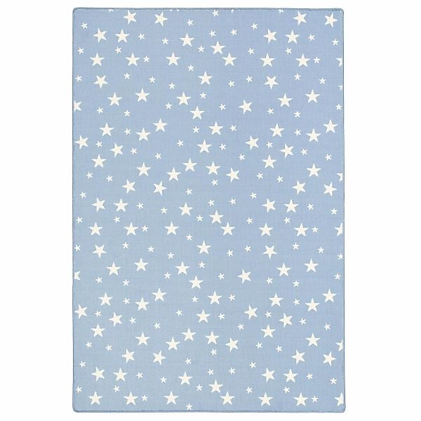 Snapstyle Kinder Spiel Teppich Sterne Blau 80x400cm günstig online kaufen