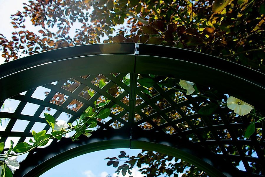 KHW Gartenbank Amsterdam, mit Rosenbogen, Spalier und zwei Pflanzkästen, an günstig online kaufen