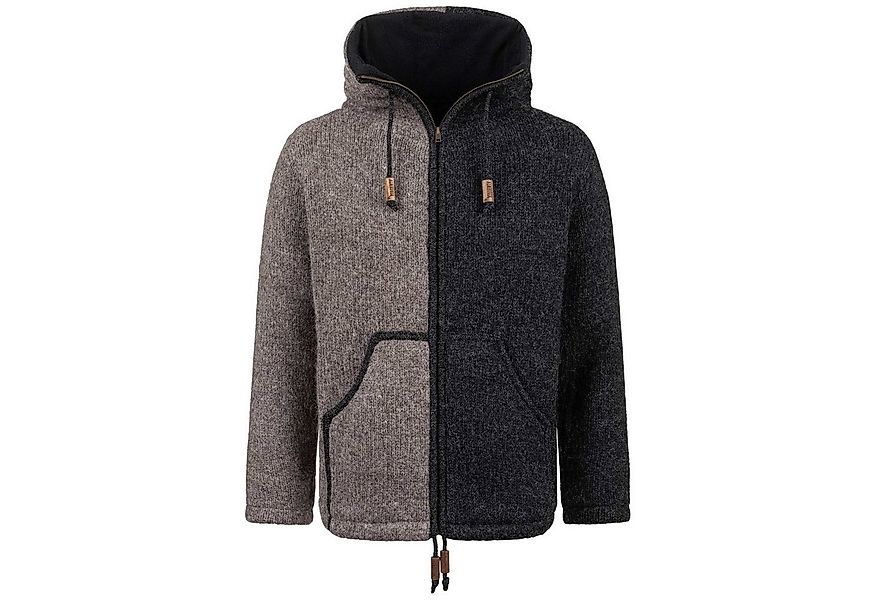 ALMHUBER Strickjacke Unisex Strickjacke Schurwolle Nordisch Winterjacke Wol günstig online kaufen