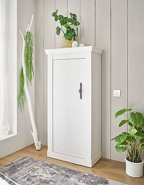 Home affaire Highboard "RAVENNA", im romantischen Landhausstil, Griff aus M günstig online kaufen