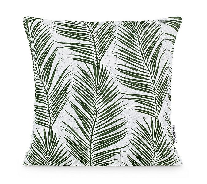 texpot Kissenhülle Kissenbezüge zweiseitig Ultrasonic Steppung Blätter, (1 günstig online kaufen