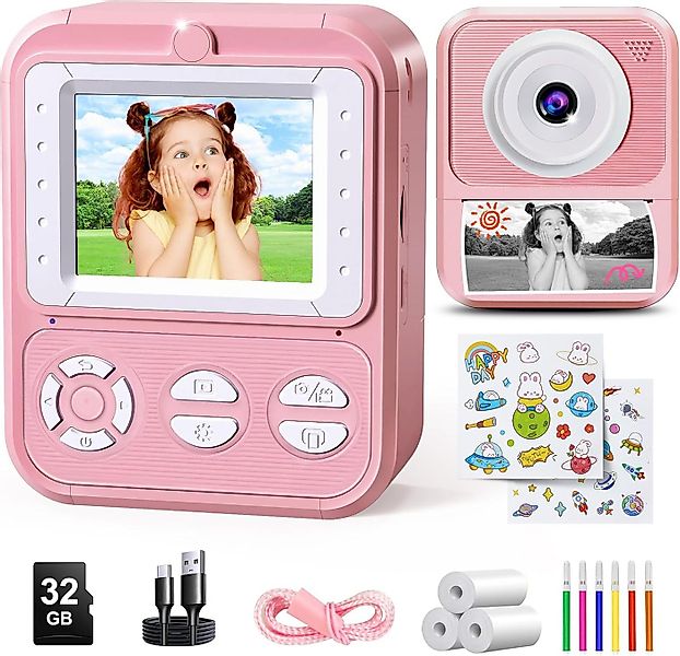 Rolipo Sofortbildkamera,Kinder Kamera 1080P 24-Zoll-Bildschirm mit 32GB-Kar günstig online kaufen
