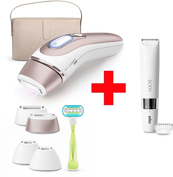 Braun IPL-Haarentferner »Smart Skin i·expert PL7387«, 4 Aufsätze für Gesich günstig online kaufen