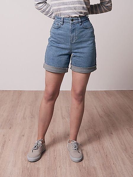 Jeans Shorts Lyocell (Tencel) Damen Recycelt Blau günstig online kaufen