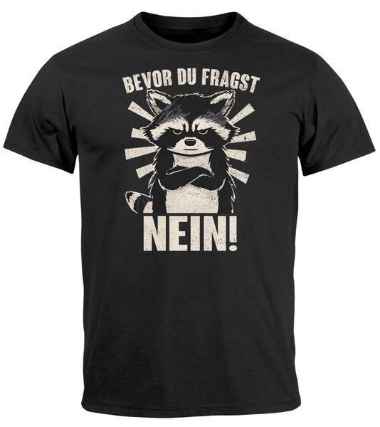 MoonWorks Print-Shirt Herren T-Shirt Bevor Du günstig online kaufen