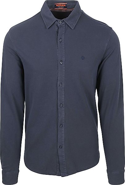 Superdry Shirt Vintage Destroy Pique Sailing Navy - Größe 3XL günstig online kaufen