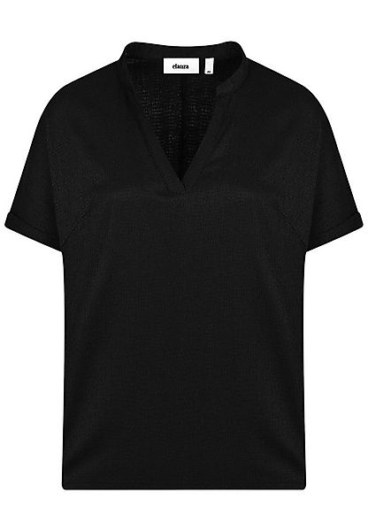 elanza T-Shirt Crinkle-Shirt in Schwarz (1-tlg) günstig online kaufen