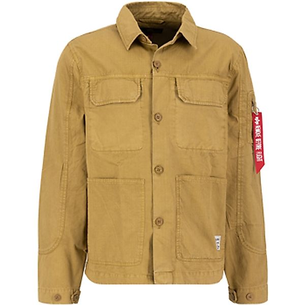 Alpha Industries  Jacken Color Block Overshirt - khaki günstig online kaufen