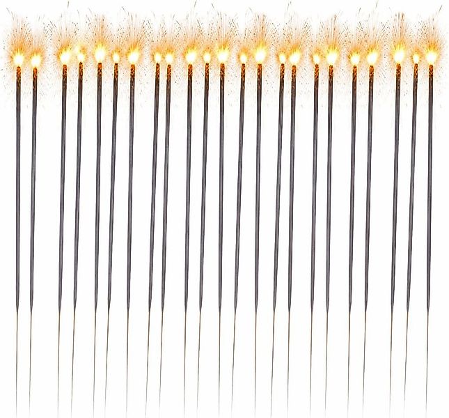 PYROHELD Geburtstagskerze 50x XXL Sternspritzer-funkelnde Wunderkerzen - Fe günstig online kaufen