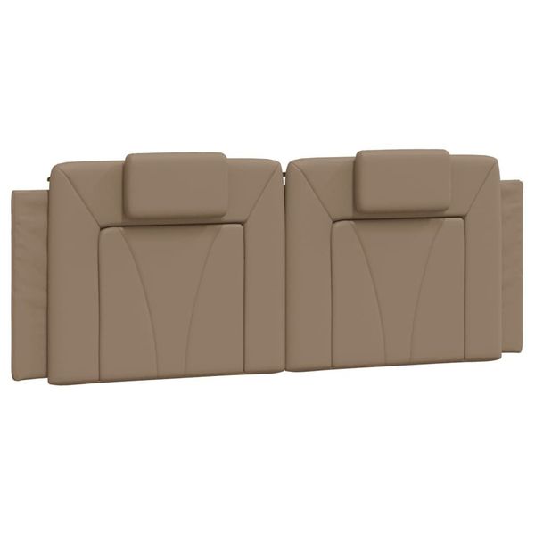 vidaXL Kopfteil Kopfteil-Kissen "Viana" Cappuccino-Braun 140 günstig online kaufen