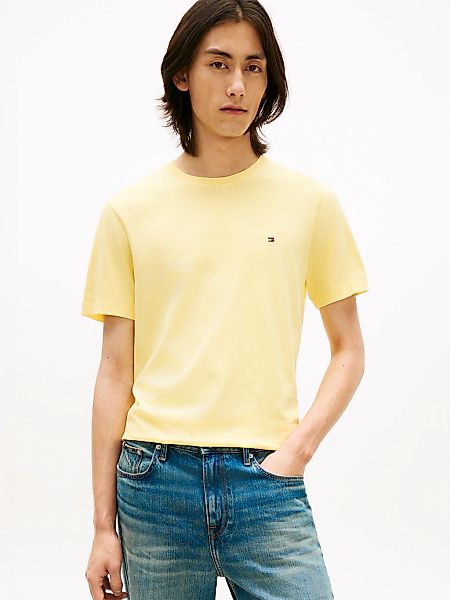 Tommy Hilfiger T-Shirt "ESSENTIAL REG FIT SOLID TEE mit Stickerei und Rundh günstig online kaufen
