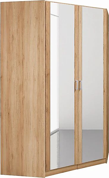 rauch Eckkleiderschrank "Bremen" mit 8 Einlegeböden günstig online kaufen