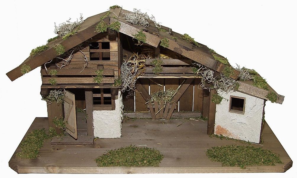 Alfred Kolbe Krippe Krippenstall für 12 cm Figuren, Weihnachtsdeko (1-tlg), günstig online kaufen