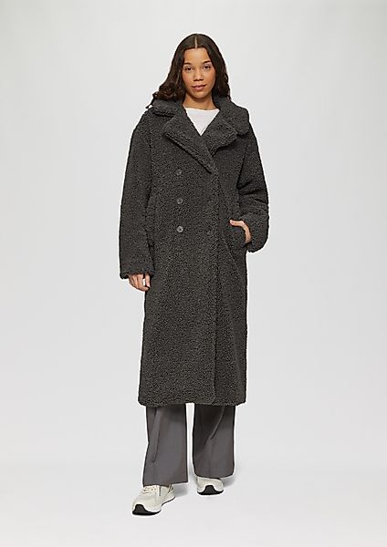 QS Wintermantel Outdoor-Mantel Teddymantel im Loose günstig online kaufen