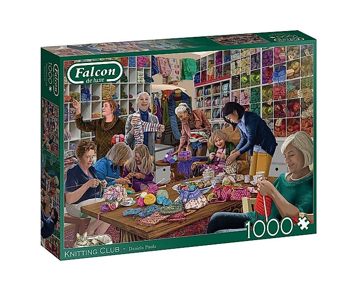 Jumbo Spiele Puzzle Falcon 11369 The Knitting Club 1000 Teile Puzzle, 1000 günstig online kaufen