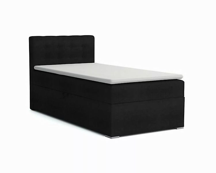 Deine Möbel 24 Boxspringbett JUNG 3 Polsterbett Jungendbett inkl. Matratzen günstig online kaufen