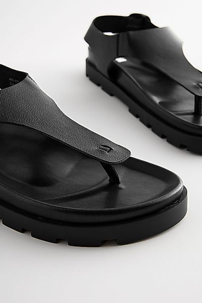 Next Zehentrenner aus Leder mit Fußbett günstig online kaufen