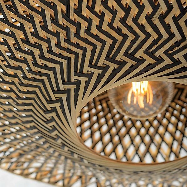 GOOD & MOJO Bali Deckenleuchte aus Bambus, Ø 44 cm günstig online kaufen