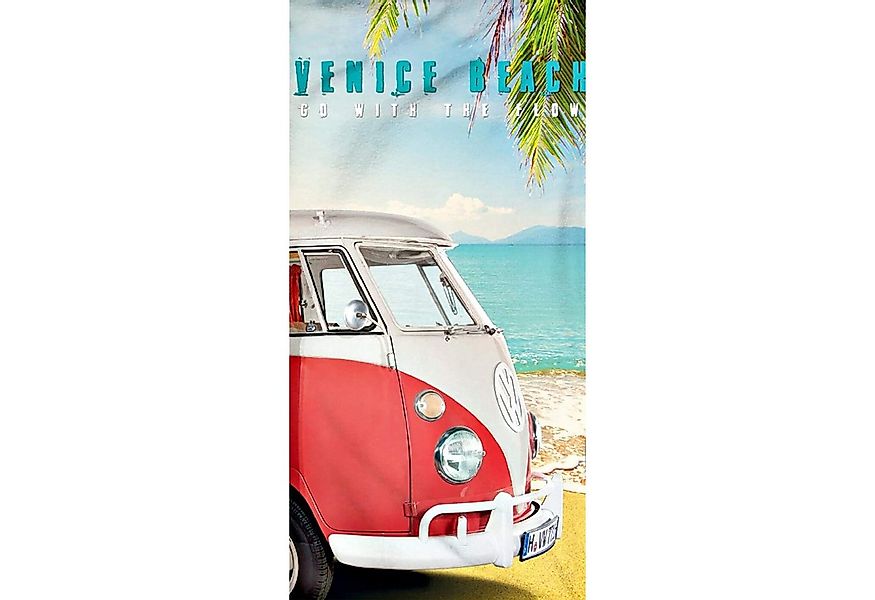 BERONAGE Strandtücher VW Volkswagen Bulli T1 Venice Beach 067 Badetuch 75x1 günstig online kaufen