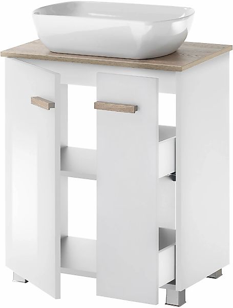 Home affaire Badmöbel-Set "SOLiD, Badmöbel-Set, Bad im modernen Design, 2-t günstig online kaufen