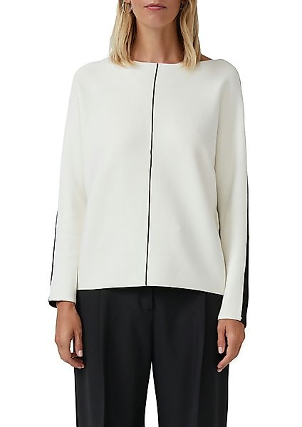 s.Oliver BLACK LABEL Strickpullover mit Colour-Blocking günstig online kaufen