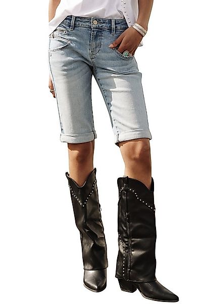 Freeman T. Porter Jeansshorts Belixa Super Stretch Denim jalneo light günstig online kaufen