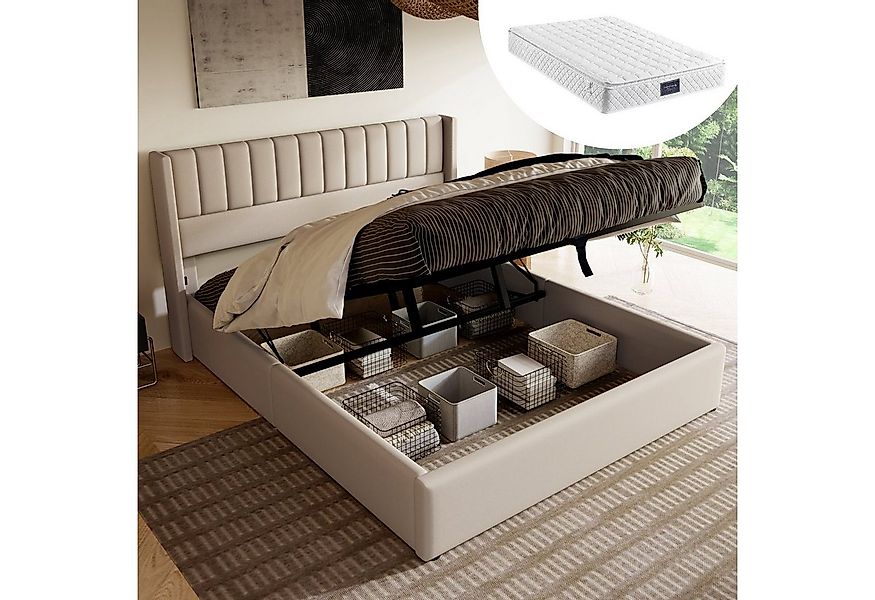 HAUSS SPOLE Polsterbett Polsterbett Hydraulisch Doppelbett Jugendbett Gäste günstig online kaufen
