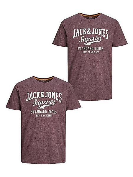 Jack & Jones T-Shirt (2-tlg) JJELOGO TEE SS O-NECK - 12238252 günstig online kaufen