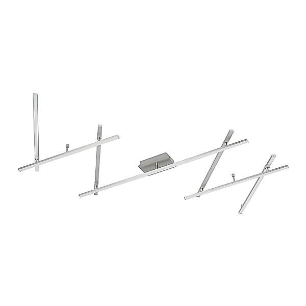 Lindby LED Deckenleuchte Kerem 9626984 Dimmbar Modern in Alu aus Metall 1-f günstig online kaufen