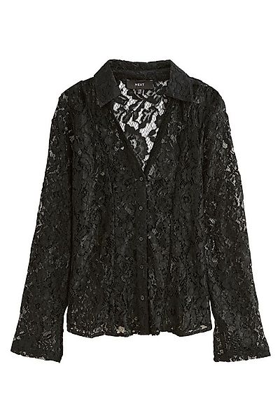 Next Langarmhemd Langarm-Hemd mit Spitze (1-tlg) günstig online kaufen