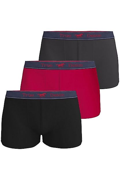 MUSTANG Retro Boxer LUAN Retro-Pants Herren Unterhose Boxershorts 3er-Pack günstig online kaufen