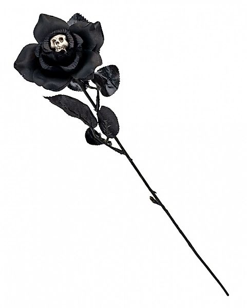 Horror-Shop Dekofigur Schwarze Gothic Rose mit günstig online kaufen