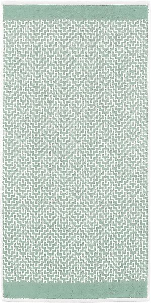 Kleine Wolke Duschtuch "Botany, Größe 70/140 cm" modernes Rauten Design günstig online kaufen