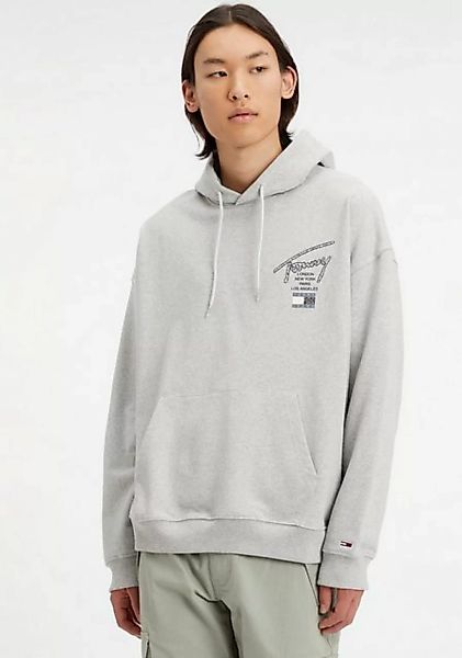 Tommy Jeans Kapuzensweatshirt TJM OVZ AOP BACK HOODIE mit Logodruck auf dem günstig online kaufen