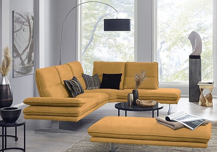 W.SCHILLIG Ecksofa »broadway, Designsofa, mit tollem Sitzkomfort, L-Form«, günstig online kaufen