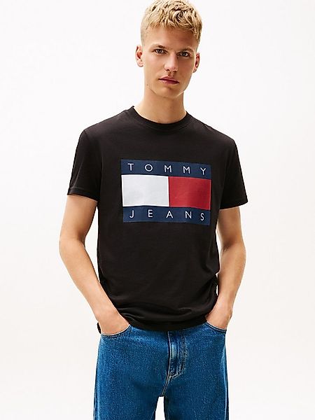 Tommy Jeans T-Shirt Rundhalsausschnitt, Regular Fit, Logo-Druck günstig online kaufen