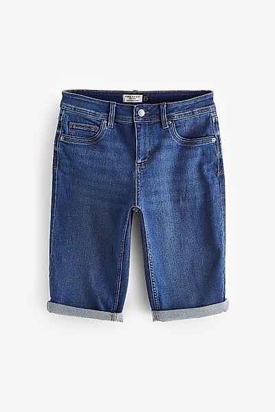 Next Jeansshorts Knielange Jeansshorts – Kurzgröße günstig online kaufen