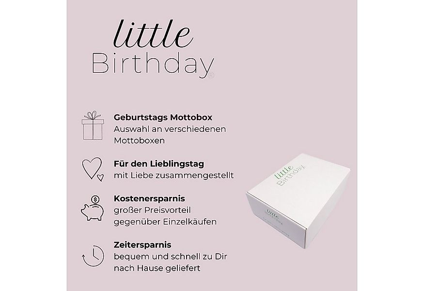 little Birthday Papierdekoration Schmetterling Party Set für Geburtstag, Pa günstig online kaufen