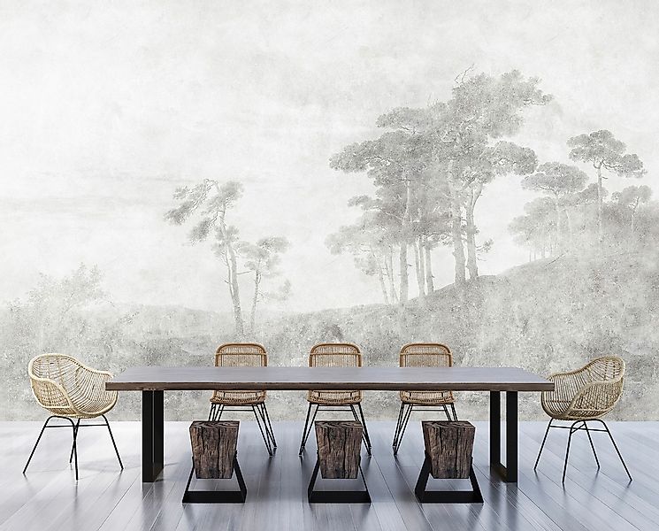 living walls Fototapete "Walls by Patel Romantic Grove" glatt Vlies, Wand günstig online kaufen