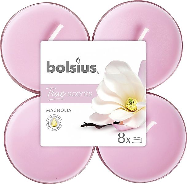 Bolsius Teelicht Bolsius Duftteelichter Maxi Magnolie, Höhe 1,17 günstig online kaufen