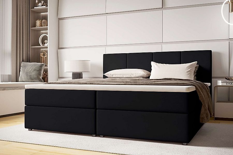 99rooms Boxspringbett Alvaro (Schlafzimmerbett, Bett), 140/160/180x200, mit günstig online kaufen