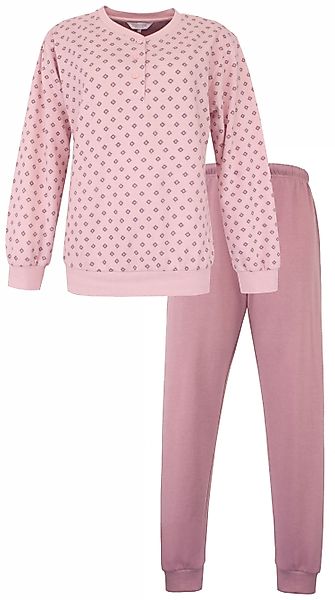 Tenderness Schlafanzug Microfleece Damen Pyjama warm günstig online kaufen