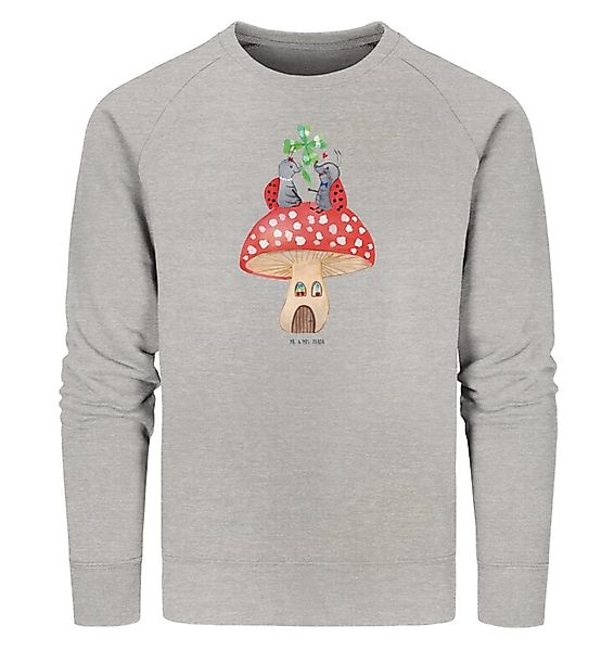 Mr. & Mrs. Panda Longpullover Marienkäfer Fliegenpilz Größe M - Heather Gre günstig online kaufen