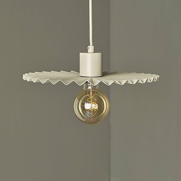 OSRAM Hängeleuchte Decor Plissee, beige, Stahl, E27 günstig online kaufen